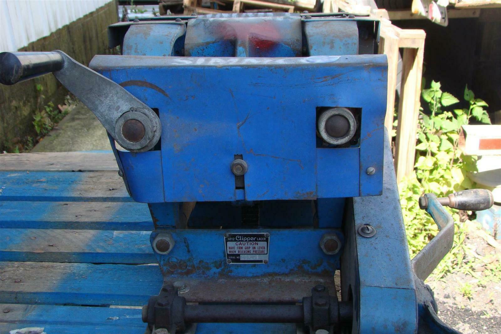 Clipper Lacer Conveyor Belt Lacer , No 12 , 123148 Joseph Fazzio