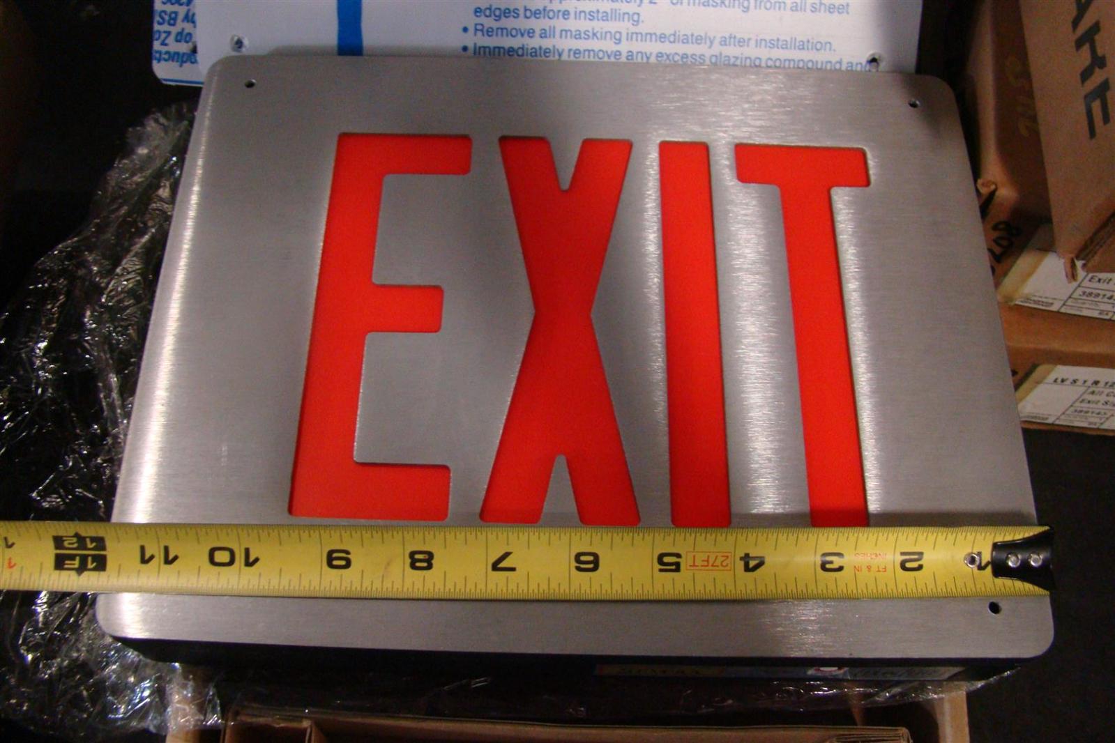 Sempra Cast Aluminum LED Exit Sign , SCDRBNE-XTR