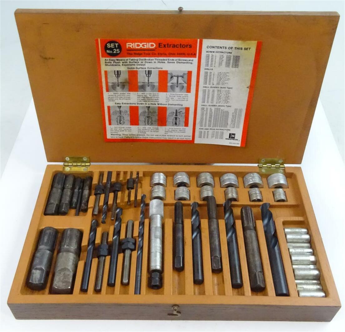 Ridgid Broken Bolt Extractor Set, Wood 