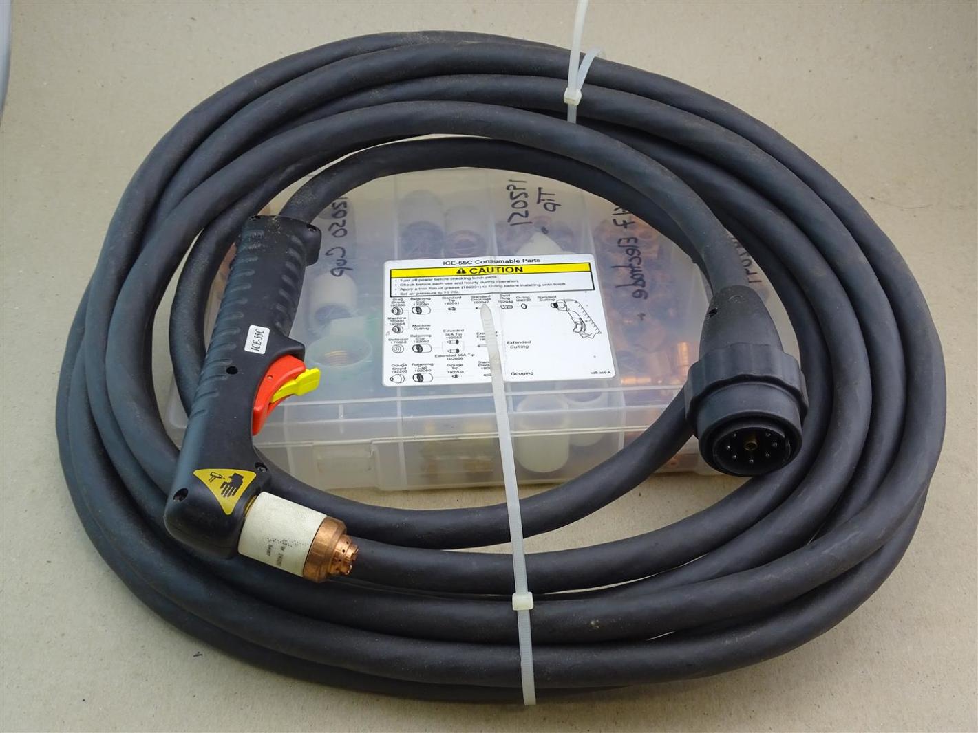 Miller ICS55C Plasma Torch and consumables , ICE55C Joseph Fazzio