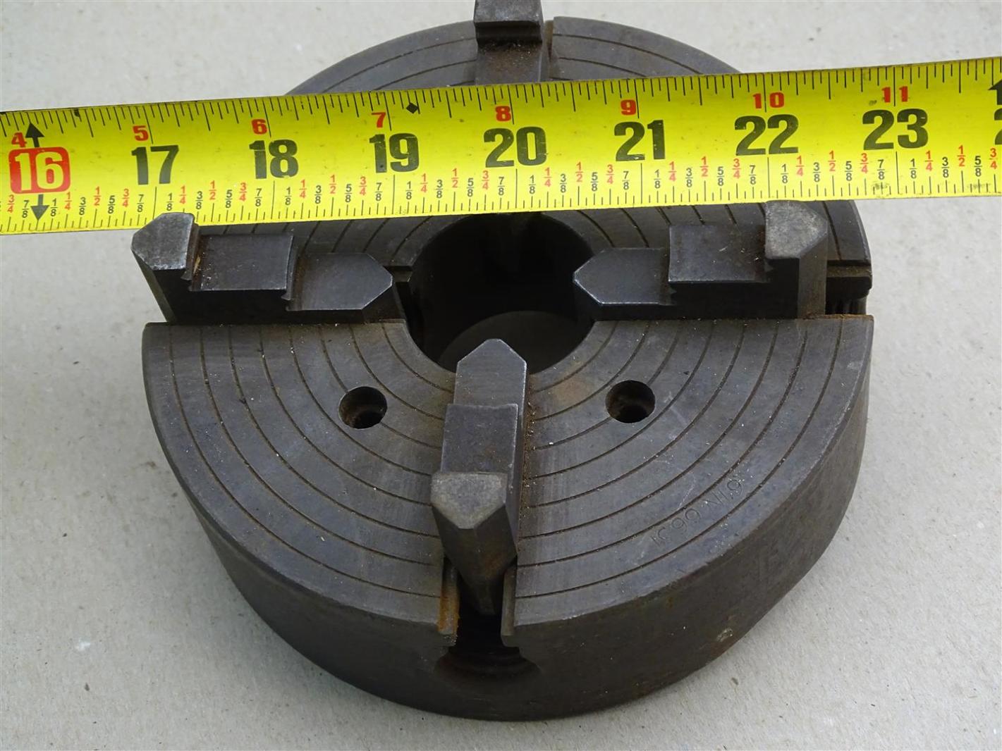 Cushman Chuck Company 4Jaw Lathe 6" Chuck , Spindle Joseph Fazzio