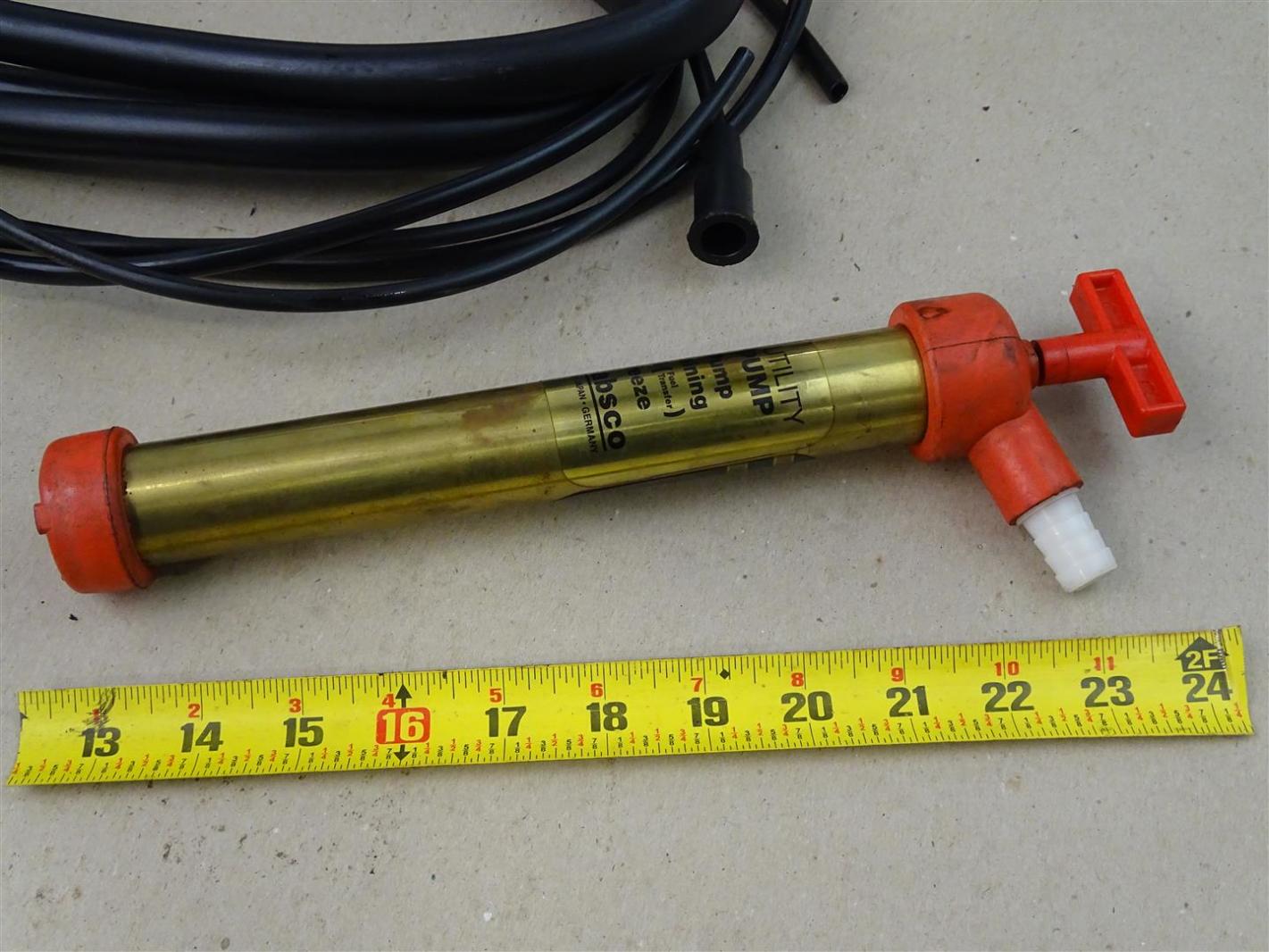 Jabsco Utility Hand Pump , 337450000 Joseph Fazzio, Incorporated