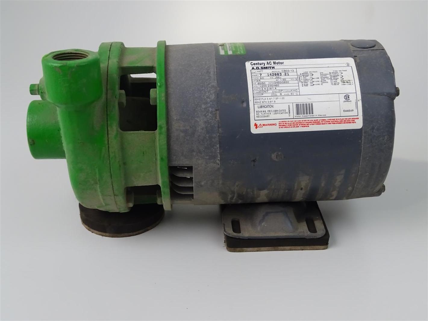 ACE Pump 3/4HP Centrifugal Pump 200230/460 , ACH753PHCI/DC Joseph