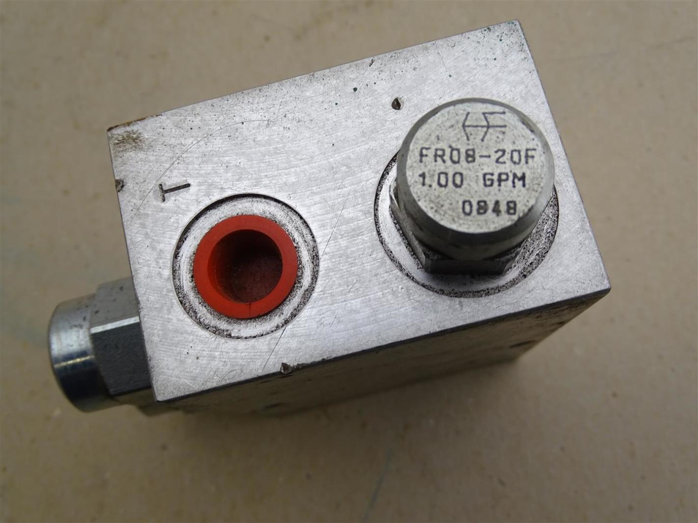 Hydraforce Shut off Block with , Valve Joseph Fazzio, Incorporated