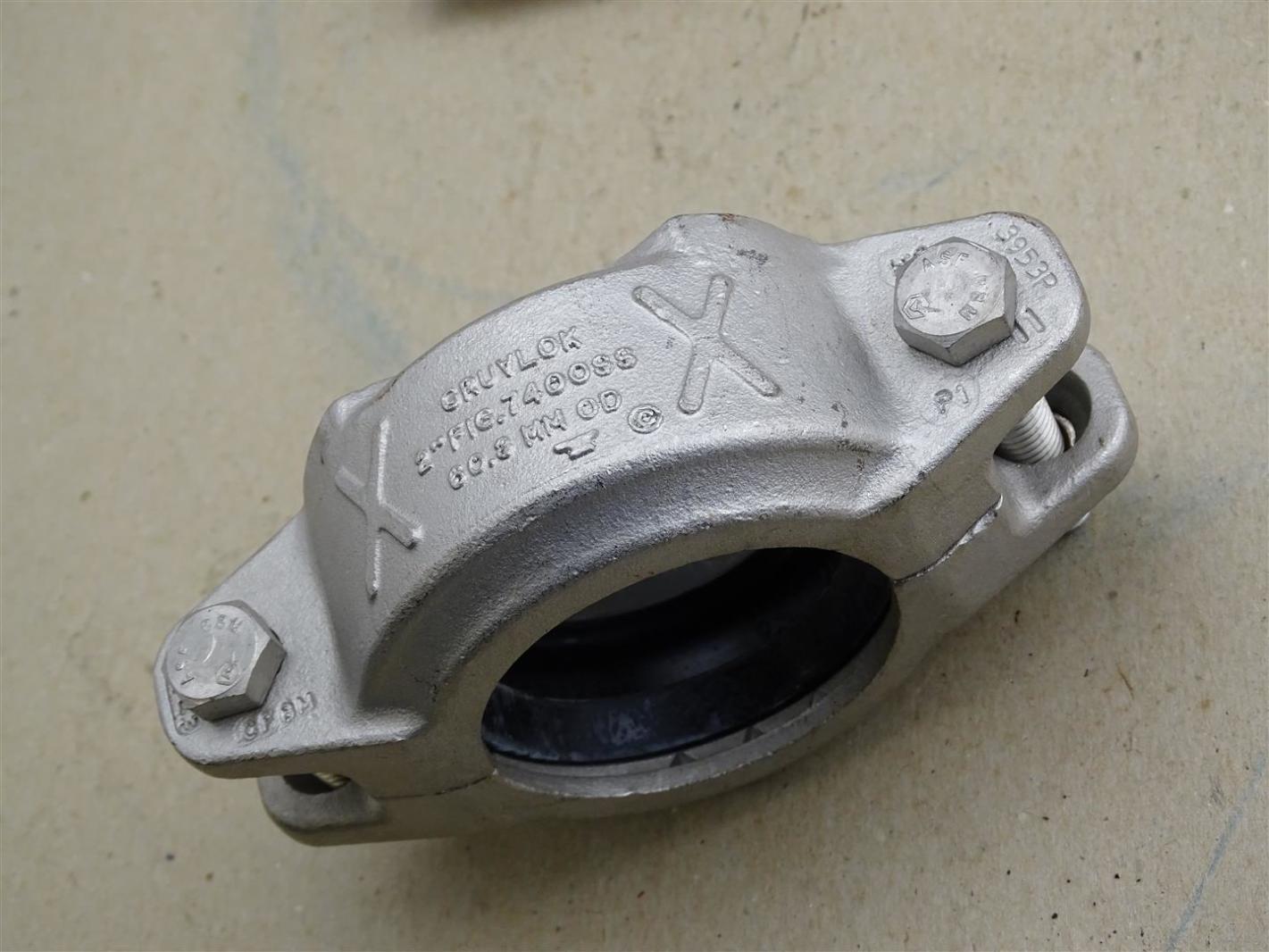 Gruvlok Grooved Coupling With Gasket 2" , FIG. 7400SS Joseph Fazzio