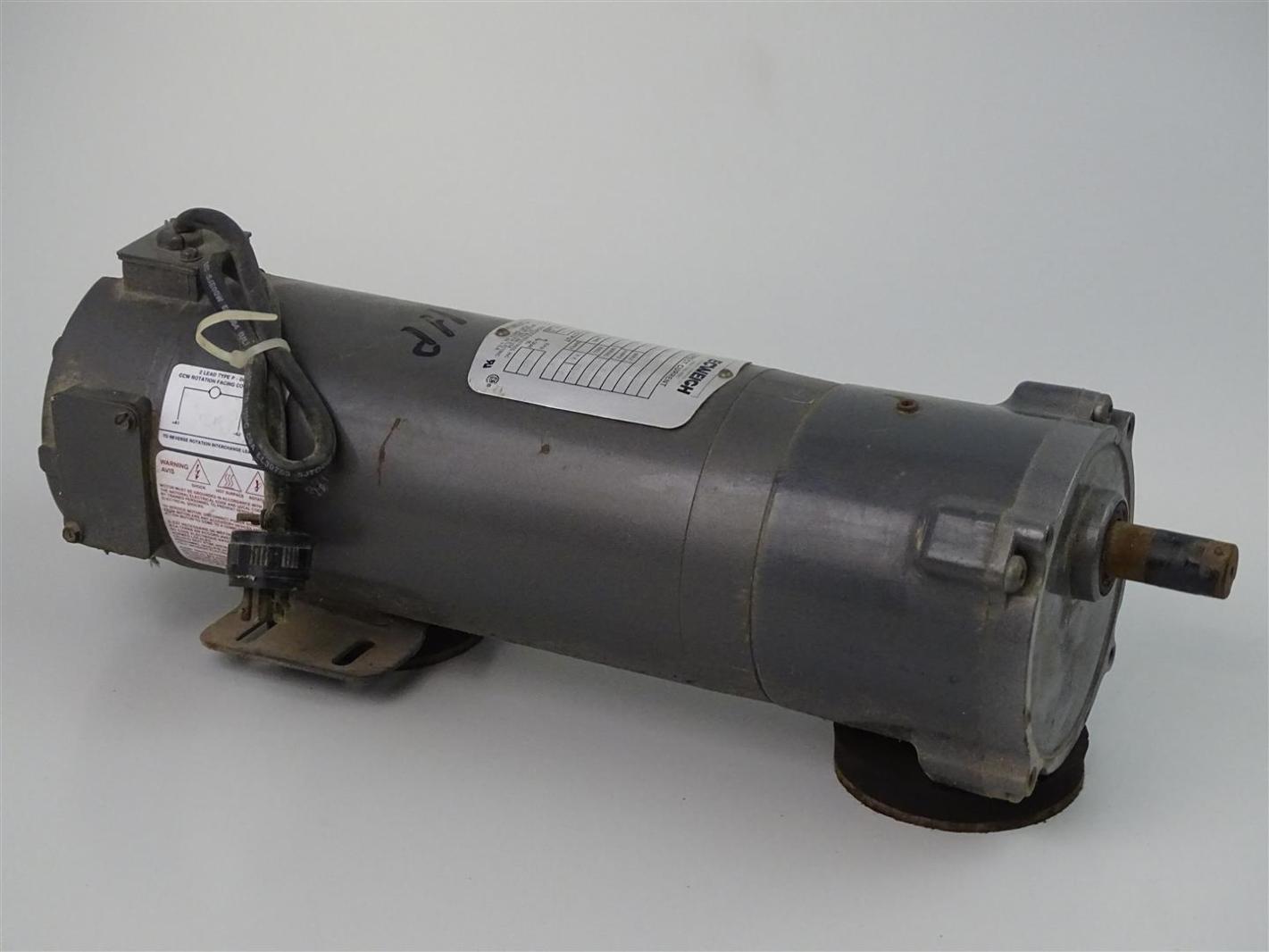 Tecweigh 1/2HP DC Motor with Brake Volts 90DC, RPM 1725, 105977