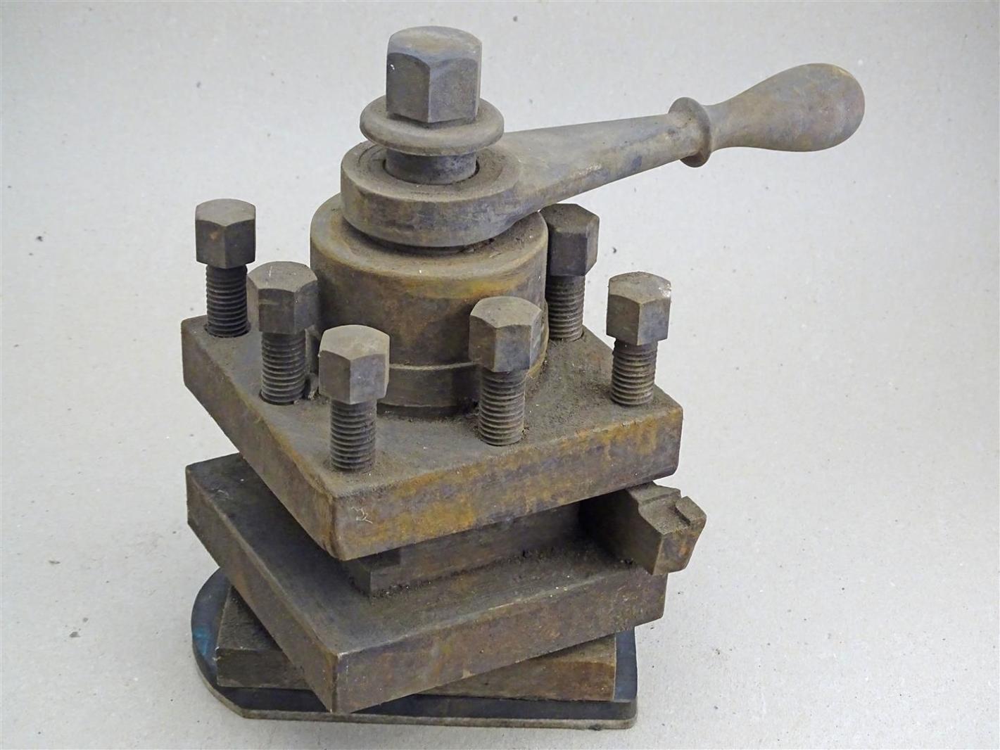 Vintage Metal Lathe 4Way Quick Change Tool , Holder Joseph Fazzio