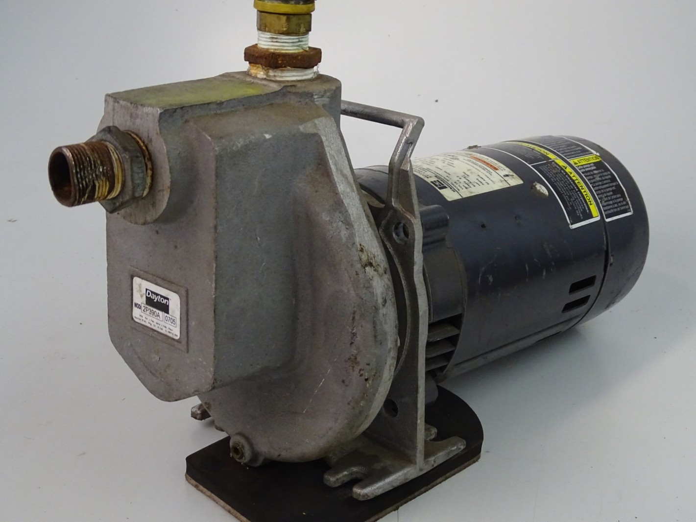 Dayton 1/2HP Utility Centrifugal Pump, 115v , 2P390A 0705 Joseph Fazzio, Incorporated