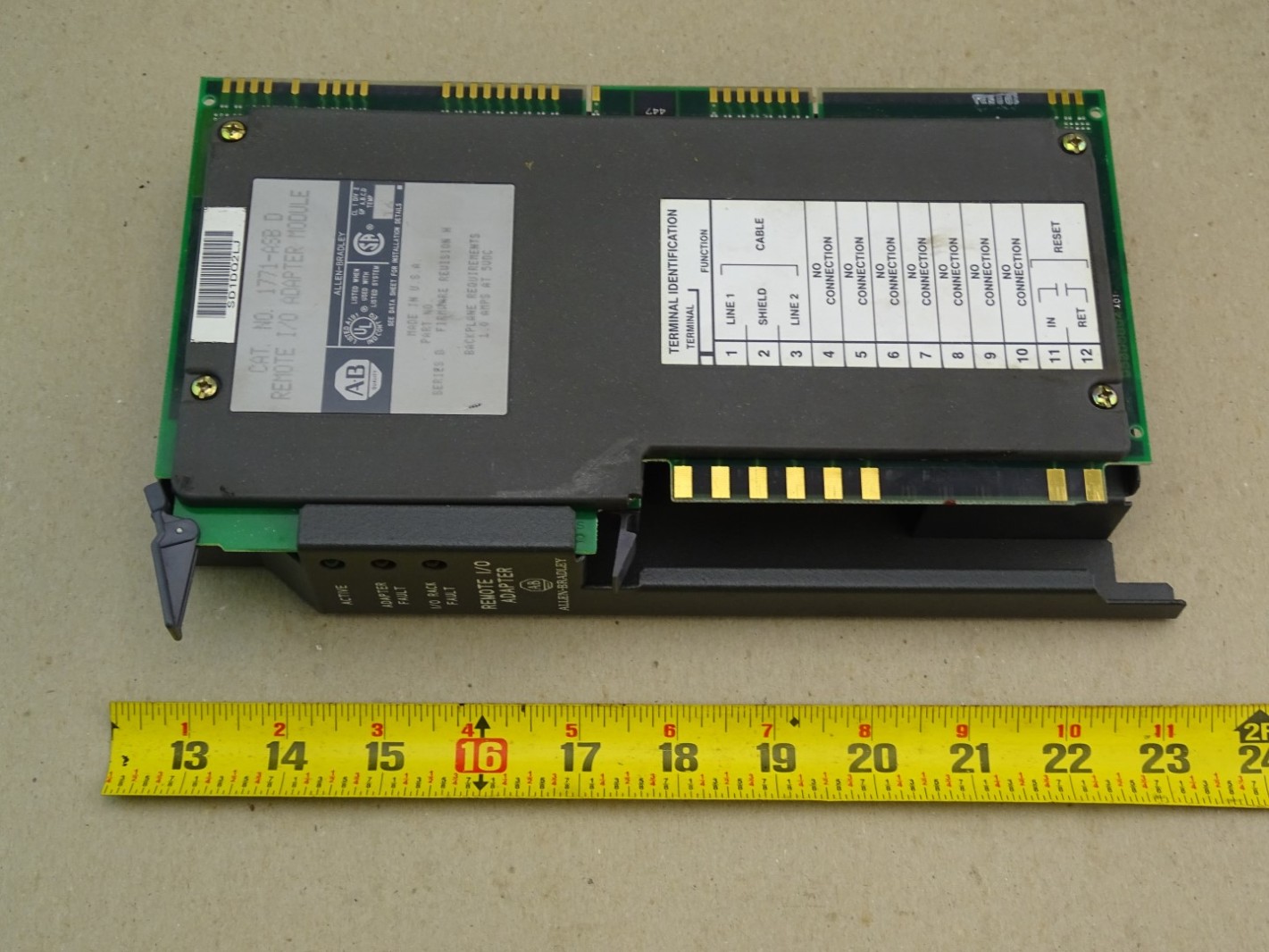 Allen Bradley Remote I/O Adapter Module , 1771ASB D Joseph Fazzio