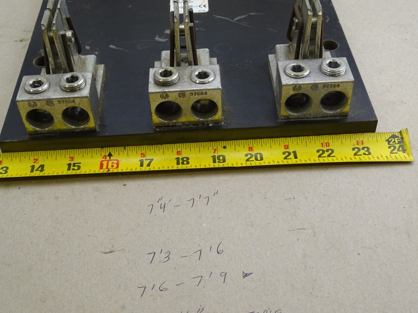 Marathon Fuse Holder 600v 400A, 6R400A3B Joseph Fazzio, Incorporated