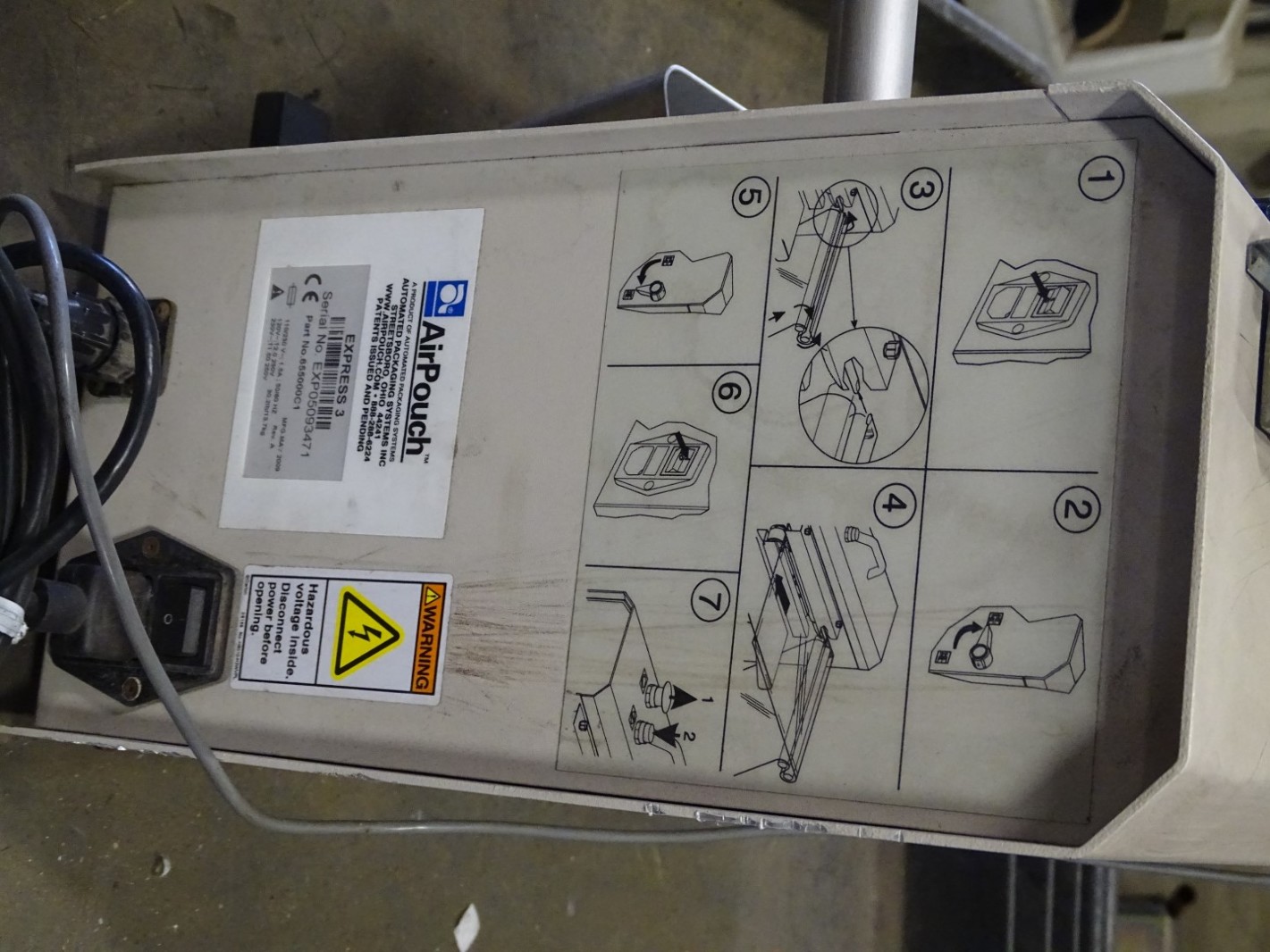 AirPouch Tabletop Pillow Packing Machine Express 3, 655000C1
