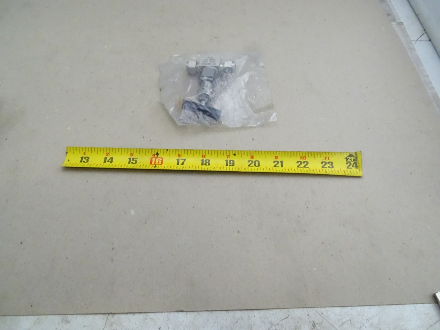 Vanne à pointeau Swagelok en acier inoxydable 316, SS-3N1854