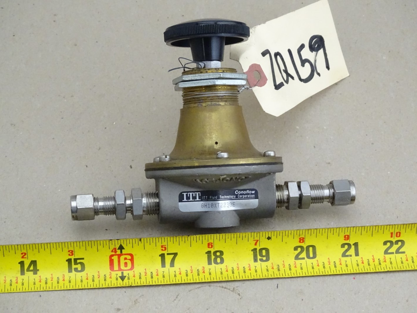 ITT Fluid Technology Corporation Manual Loading Regulator , GH10XT2230E