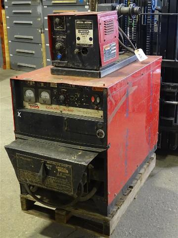 Lincoln Idealarc 600a Cc Cv Dc Welder Ln 7 Wire Feeder 230 460v