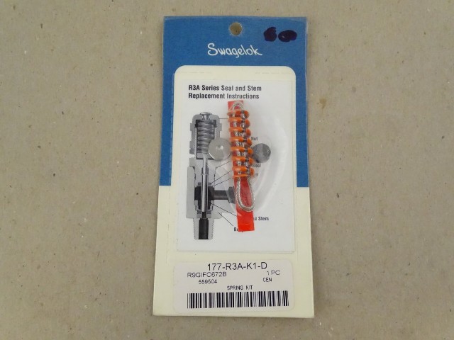 Swagelok R3A Series Seal and Stem Replacement Spring Kit , R9GIFC672B ...