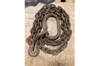 Crosby Single Leg Chain Sling - Oblong x Grab Hook 8', 