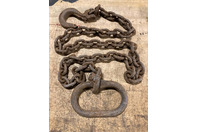 Crosby Single Leg Chain Sling - Oblong x Sling Hook 8', 