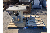 Tannewitz 5HP Table Saw 220VAC, 11.3 Amps, Model U