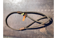 I&I Sling 1-1/8" x 8' Eye Wire Rope Sling 12/9.1/24 Ton 6x25IWRC, 