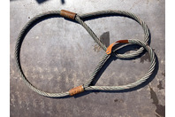 Hanes Supply 1-1/4" x 10' Eye Wire Rope Sling 15/11/30 Ton , 