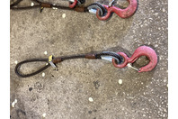 I&I Sling 7/8" x 4' 7.5 Ton Wire Sling w/ Hoist Hook , 