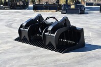 Loflin 84" XHD Rock Bucket Grapple, Skid Steer