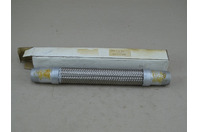 Mason Mercer Braided Stainless Steel Hose 1" NPT Ends, 580 PSI, MN-1" x 12"