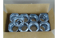 (25) Hubbell Raco Octagon Ceiling Box 4 x 1-1/2" Deep Extension Ring 1/2" KO's , 125