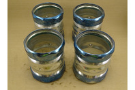 (4) ACP 4" EMT Compression Connectors Zinc Plated Rain Tight, TWC400CSRT