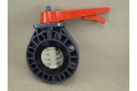 SH 4" Butterfly Valve w/ Lever Handle UPVC Body; Size: DN100-4", BE 300