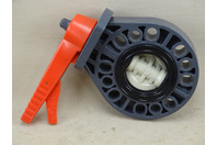 SH 3" Butterfly Valve w/ Lever Handle UPVC Body; Size: DN080-3", BE 300