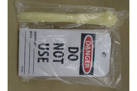 (25) National Marker Danger Do Not Use Tags 6 x 3", RPT105