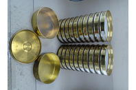 W.S. Tyler Lot of 20 8" Metric Test Sieves + 2 Pans & 1 Lid , 40-1000 UM