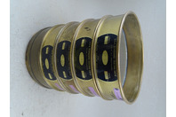 (4) Advantech Lot of 4 USA Standard Testing Sieves 8" + Pan , No. 46, 60, 100, 200