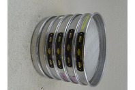 (4) Advantech Lot of 4 USA Standard Testing Sieves 8" + 2 Pans SS, No. 70-170