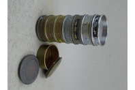 (7) BMC & Newark Lot of 3" Testing Sieves w/ Pan & 2 Lids , No. 45-325