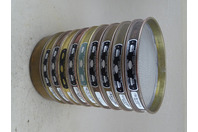 (9) Advantech Lot of 9 USA Standard Testing Sieves 8" + Pan , No. 20-235
