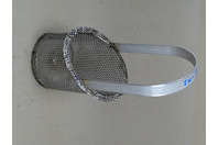 266W Stainless Steel Industrial Duplex Basket Strainer 6" Diameter , 3/16