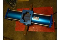 Ohio Oscillator Hydraulic Rotary Actuator 250PSI, A67.6-360-CB-ET-MS12-RKDX-N