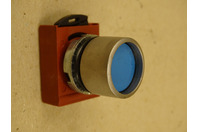 GE P9 Series Blue Flush Pushbutton , P9MPNLG
