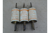 (3) Gould Shawmut Amptrap 400A Class J Time Delay Fuse 600VAC, AJT400