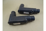 (2) Plasti-Bond Redh2ot Conduit Body 90° Fitting 1" , 53KB