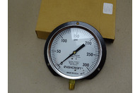 Ashcroft 4.5" Commercial Pressure Gauge 0-300 PSI PowerFlex 1/4" NPT, 45W2071