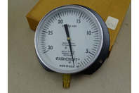 Ashcroft 4.5" Pressure Gauge 30-5in. Hg vac 1/4" NPT, 45W2071