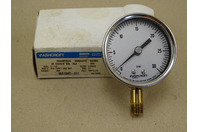 Ashcroft 2.5" Duralife Gauge 0-30 PSI 1/4" NPT, 25-1009AW-02L-XLJ-30#