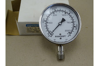 Ashcroft 100mm (4") Metric Case Gauge 2000PSI/14000kPa 1/2" NPT, 10-1008S-04L-2000#/KP