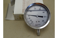 Ashcroft 3.5" Duralife Gauge 30in. Hg vac - 60 PSI 1/4" NPT, 35-1009-SWL-02L-30IMV&60#-XGV