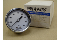 Ashcroft 2.5" Duralife Gauge 0-160 PSI 1/4" NPT, 25-1009-AW-02B-160#