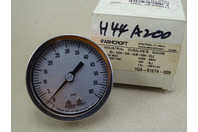 Ashcroft 2.5" Duralife Gauge 0-60 PSI 1/4" NPT, 25-1009-SW-02B-60#-XLJ