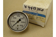 Ashcroft 63mm (2.5") Metric Case Gauge 6000 PSI 1/4" PSI, 63-1008-SL-02B-6000#